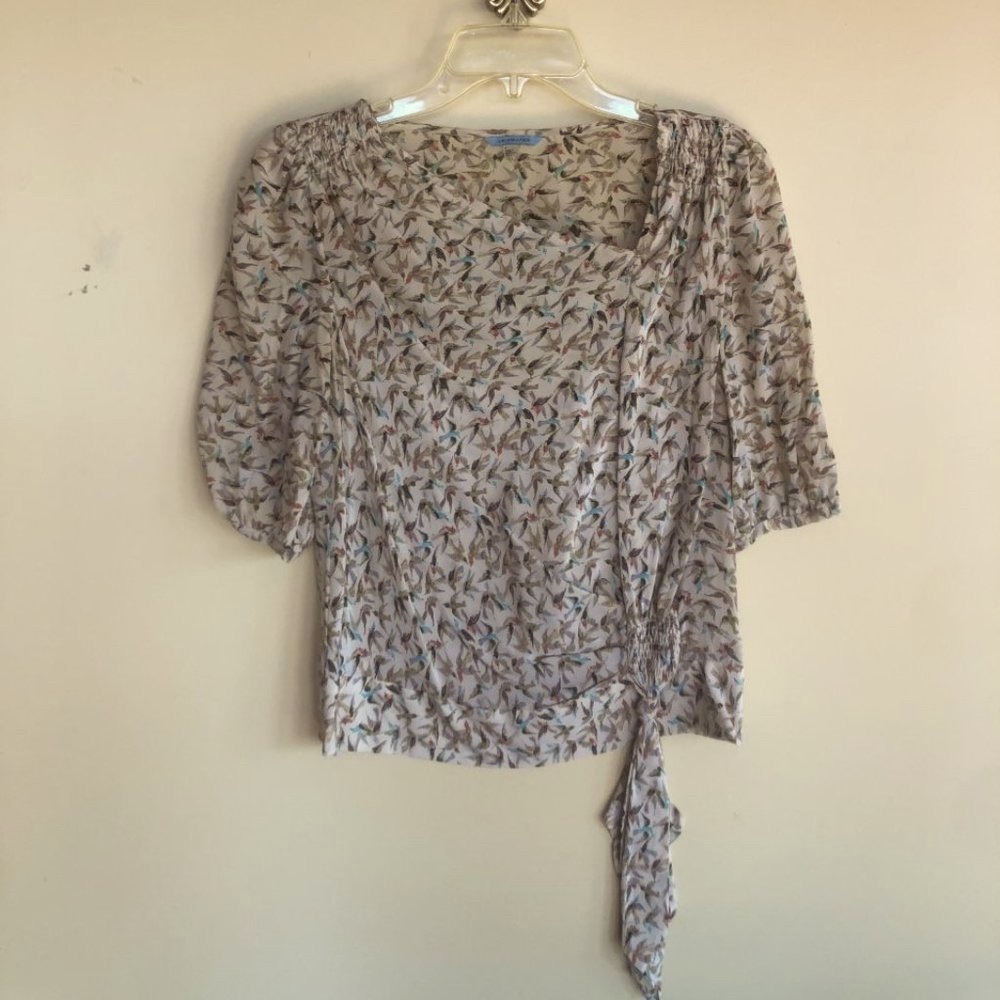 Leifnotes sparrow silk top